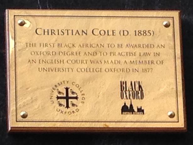 Picture of a plaque