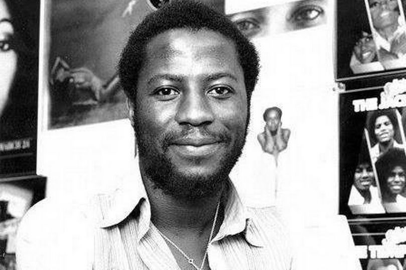 Black and white picture of a black man